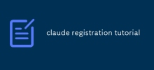 Tutorial zur Claude-Registrierung