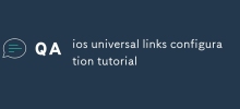 Tutorial zur Konfiguration von Universal Links für iOS