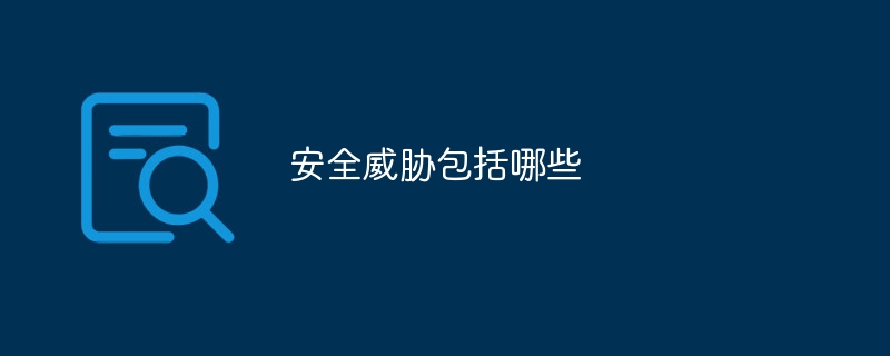 安全威胁包括哪些