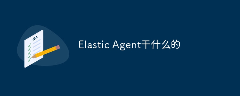 Elastic Agent干什么的