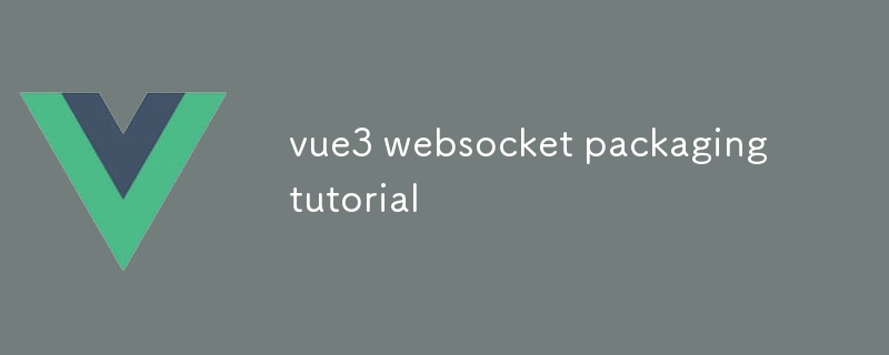 vue3 웹소켓 패키징 튜토리얼