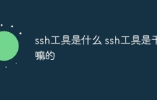 ssh工具是什么 ssh工具是干嘛的