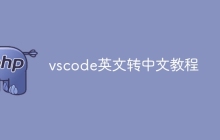 vscode英文转中文教程