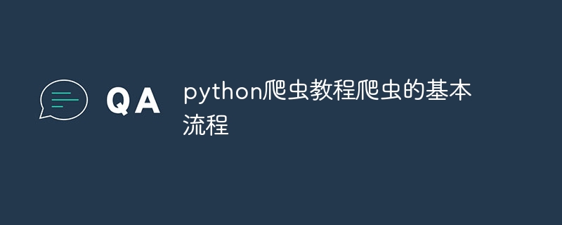 python爬虫教程爬虫的基本流程