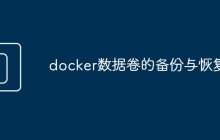 docker数据卷的备份与恢复