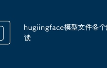 hugiingface模型文件各个解读