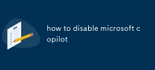 how to disable microsoft copilot