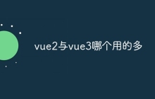 vue2与vue3哪个用的多