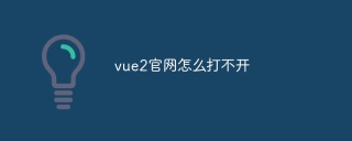 vue2官网怎么打不开