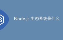 Node.js 生态系统是什么