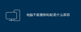 电脑不能复制粘贴是什么原因