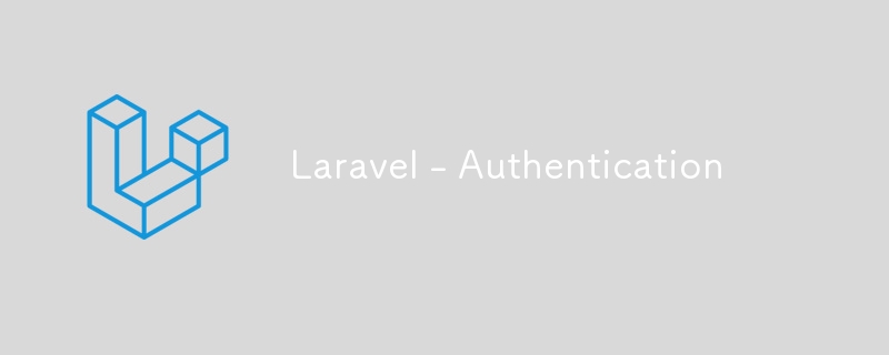 Laravel – Authentifizierung