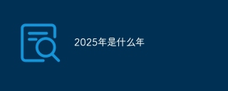 2025年是什么年