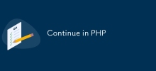 Continue in PHP