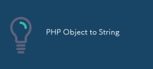 PHP Object to String