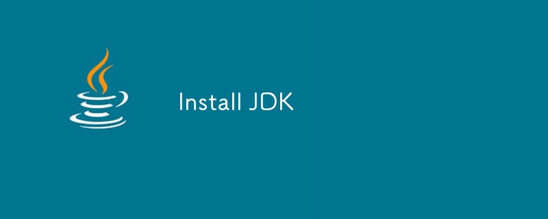 Install JDK