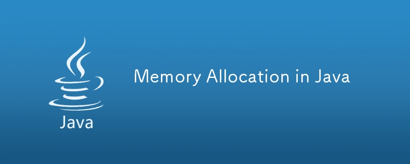 Memory Allocation in Java