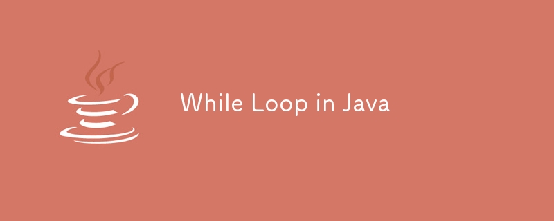 While Loop in Java