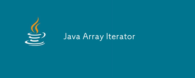 Java-Array-Iterator