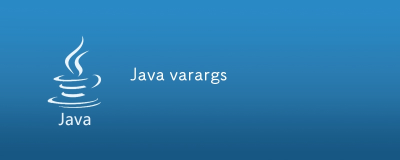 Java-Varargs