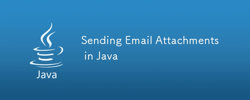 Senden von E-Mail-Anhängen in Java