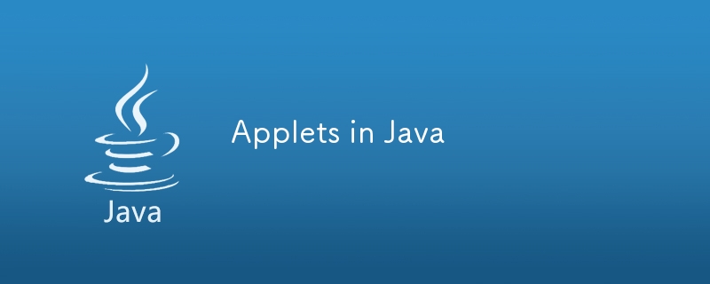 Applets in Java