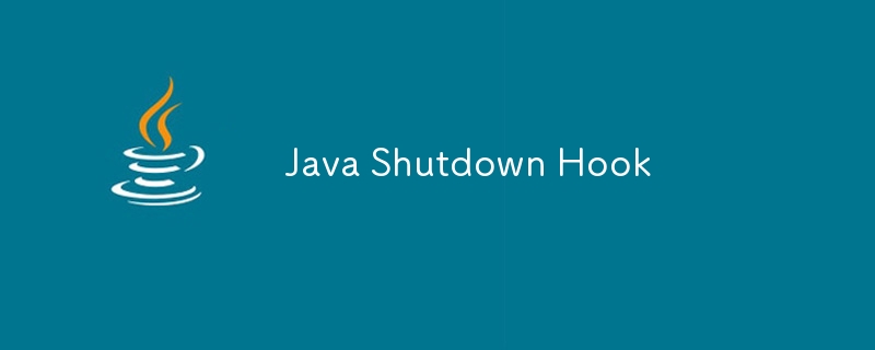 Java Shutdown Hook