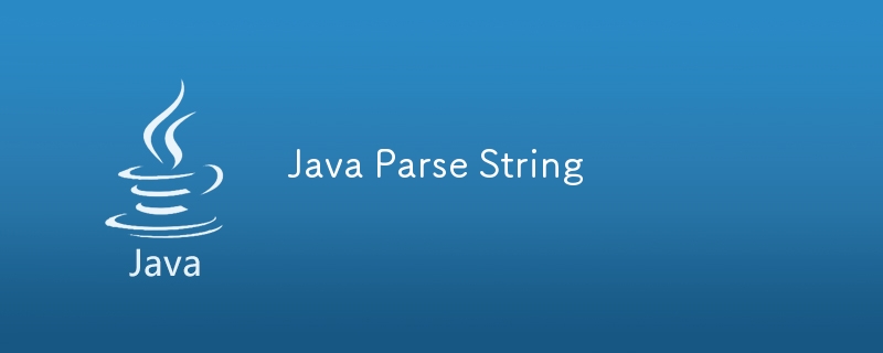 Java Parse String