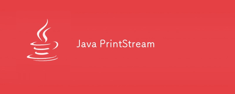 Java PrintStream