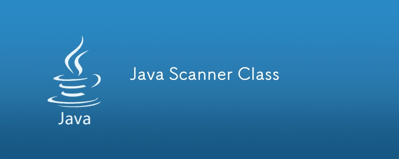 Java Scanner Class