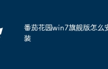 番茄花园win7旗舰版怎么安装