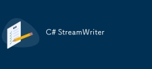 C# StreamWriter