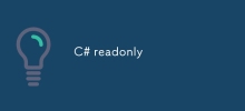 C# 只讀