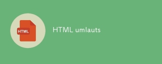 HTML 變音符號