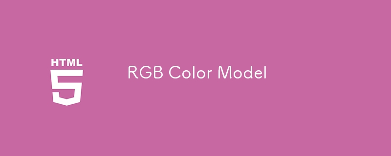 Model Warna RGB