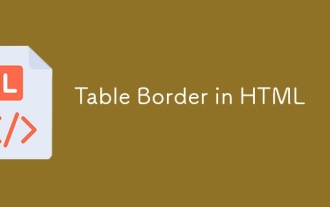 Table Border in HTML