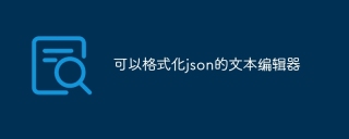 可以格式化json的文本编辑器