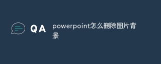 powerpoint怎么删除图片背景