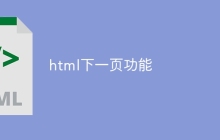 html下一页功能