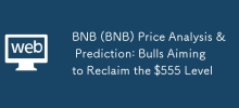 Analyse et prévision des prix du BNB (BNB) : les taureaux visent à récupérer le niveau de 555 $