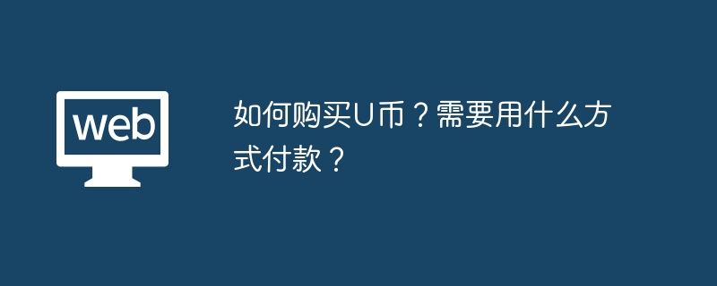 如何购买u币？需要用什么方式付款？ - php中文网