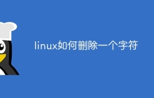 linux如何删除一个字符