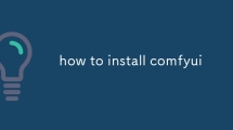 how to install comfyui