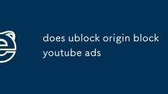 est-ce que ublock origin bloque les publicités youtube