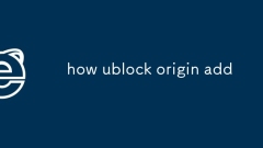 comment ajouter l'origine ublock