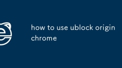 comment utiliser Chrome d'origine Ublock