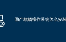 国产麒麟操作系统怎么安装