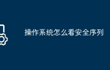操作系统怎么看安全序列