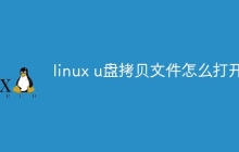 linux u盘拷贝文件怎么打开