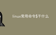 linux常用命令$干什么